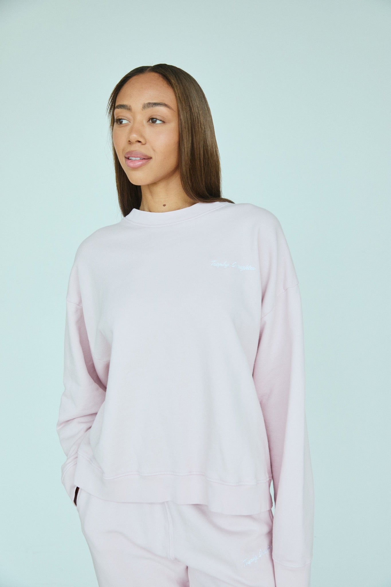 Chloe Signature Crewneck - Spoil me Pink