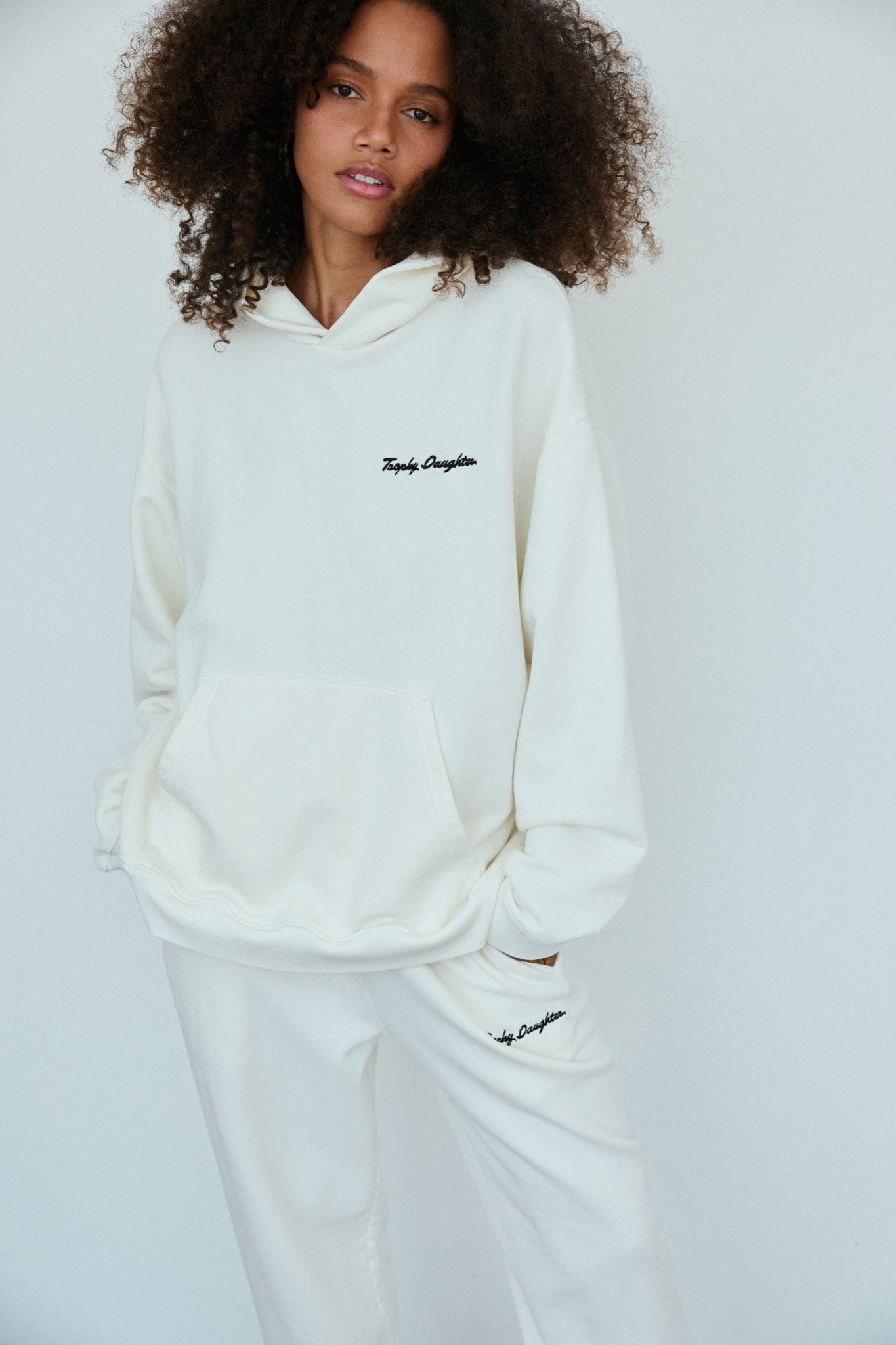 Alexandra Signature Hoodie - Old Money Cream