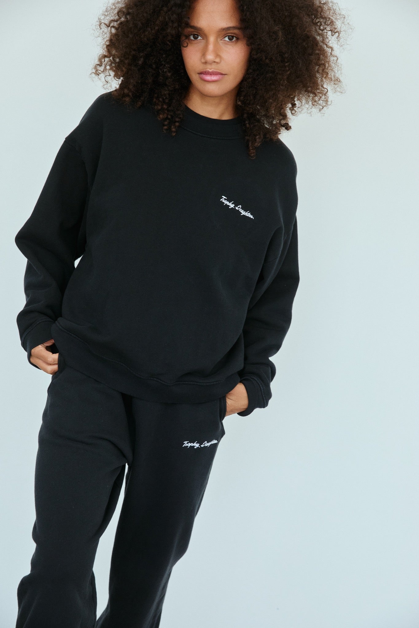 Bridget Signature Jogger - Private Jet Black