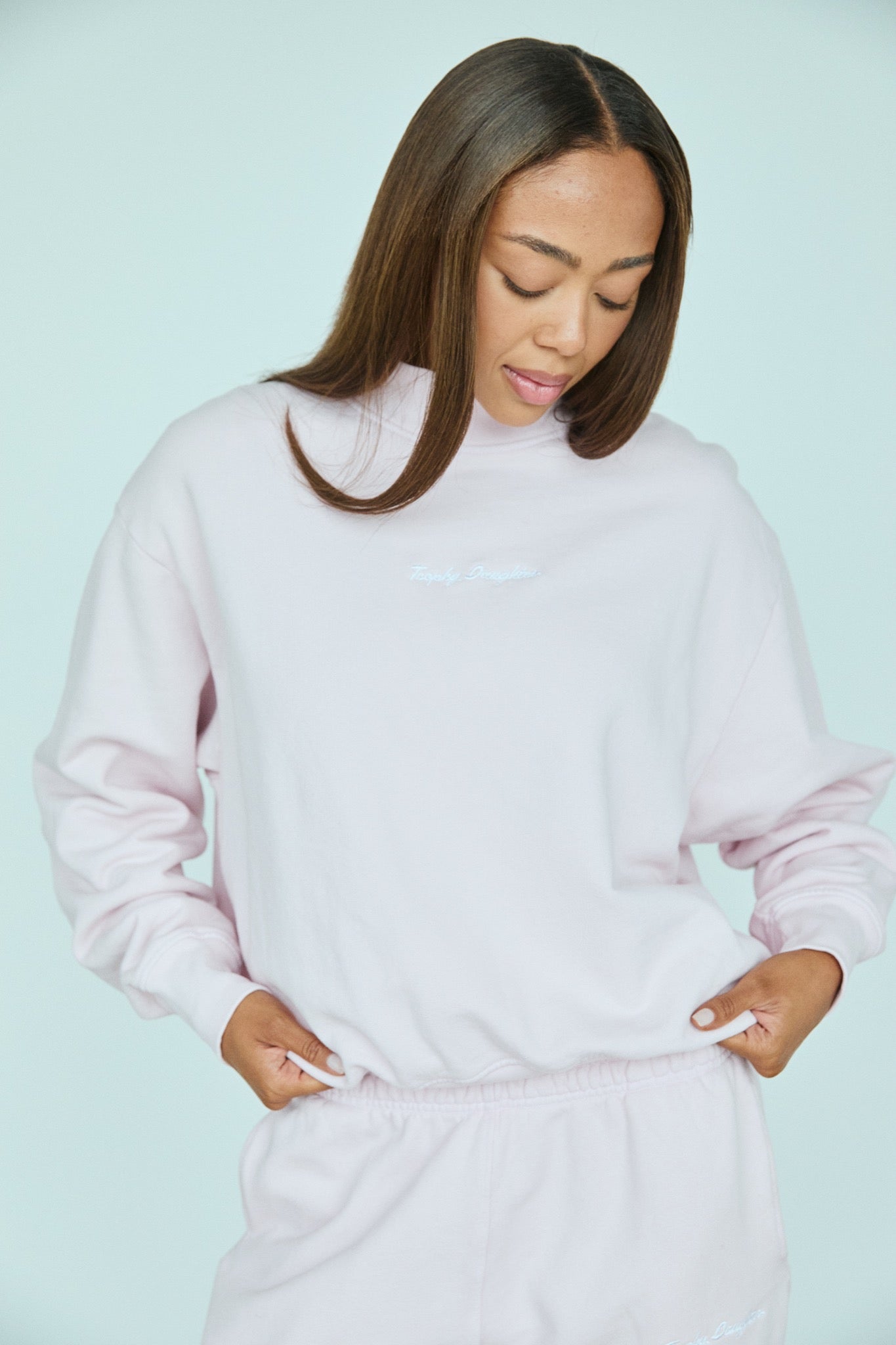 Carrie Signature Mock Neck - Spoil me Pink