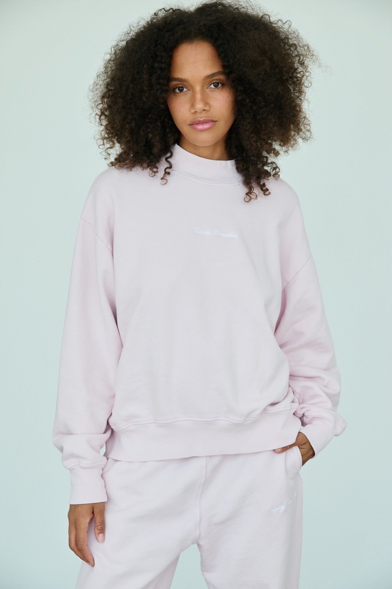 Carrie Signature Mock Neck - Spoil me Pink