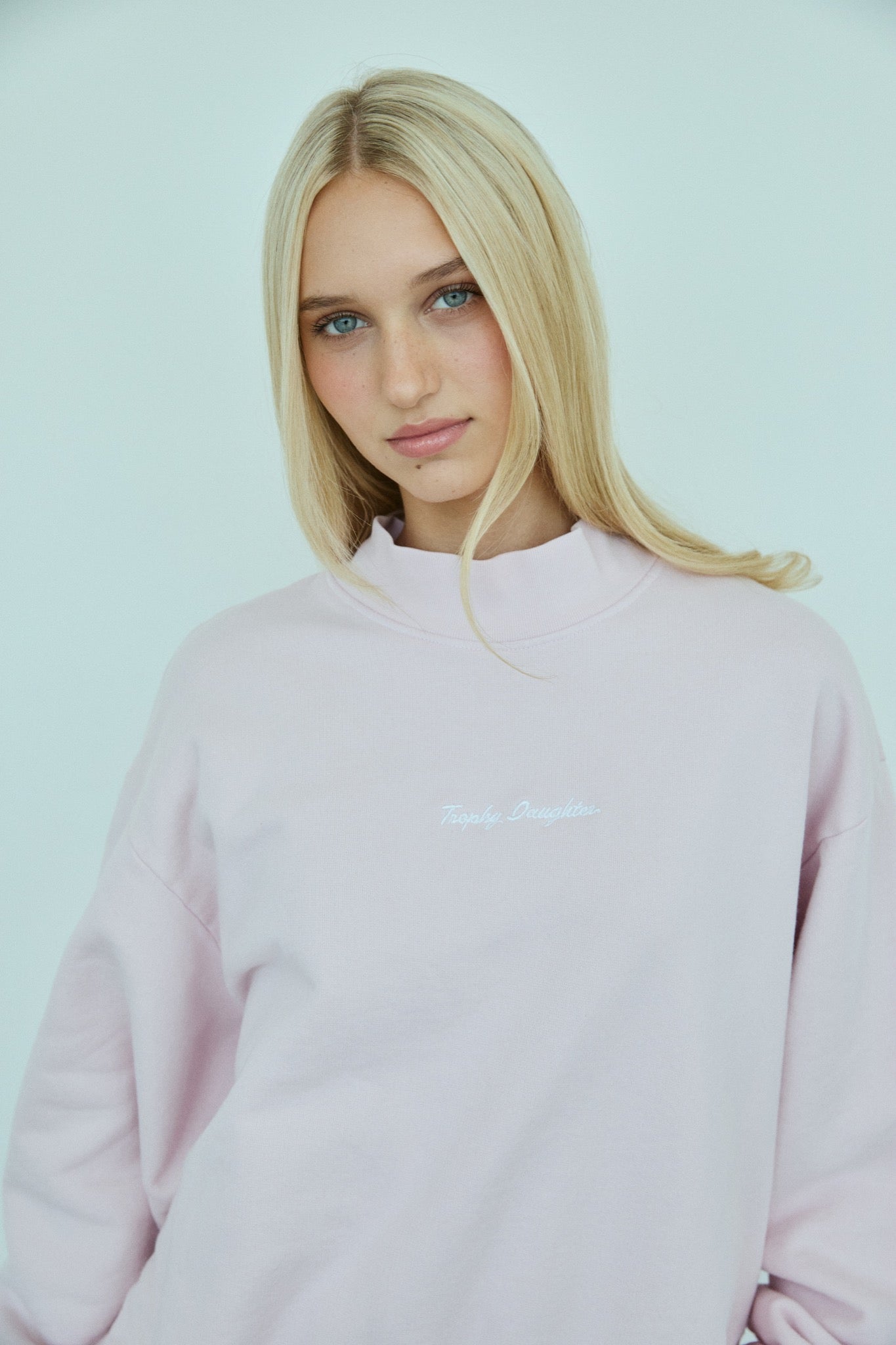 Carrie Signature Mock Neck - Spoil me Pink