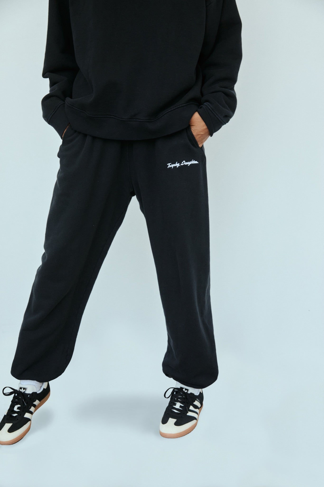 Bridget Signature Jogger - Private Jet Black
