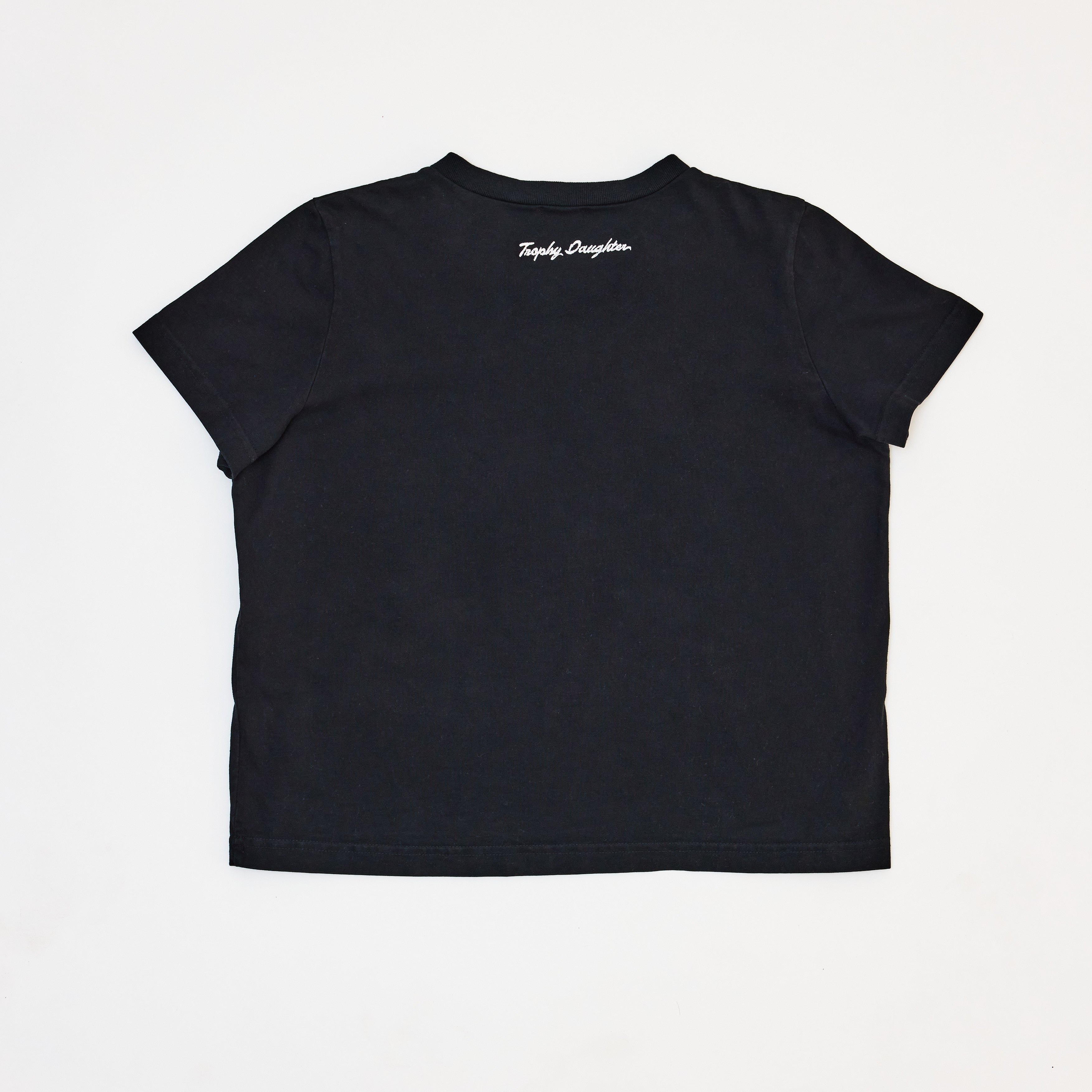 Jacqueline Signature Tee - Private Jet Black