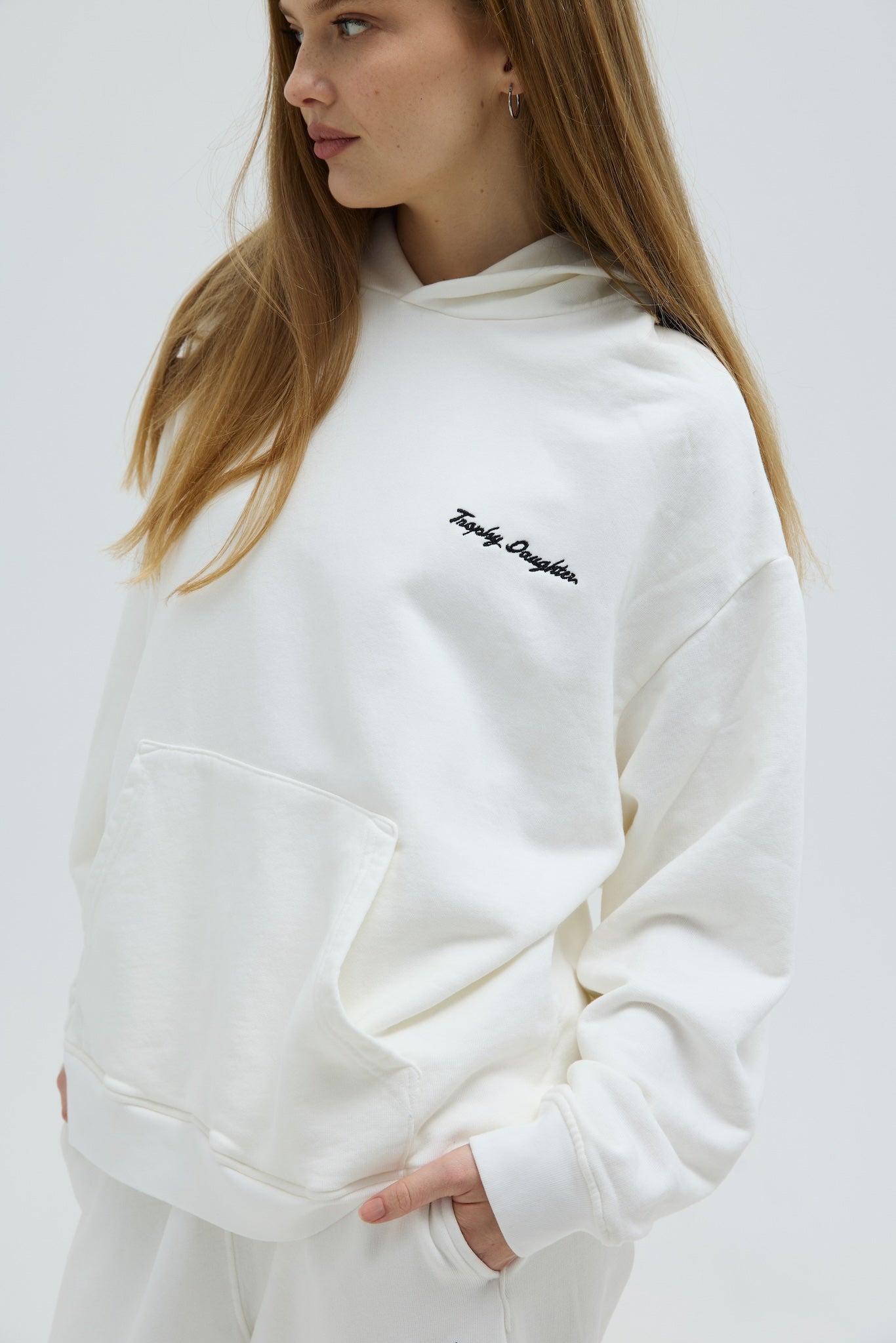 Alexandra Signature Hoodie - Old Money Cream
