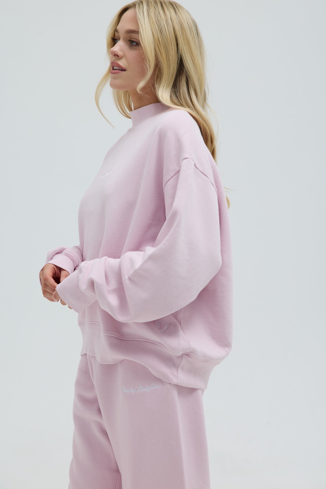 Carrie Signature Mock Neck - Spoil me Pink