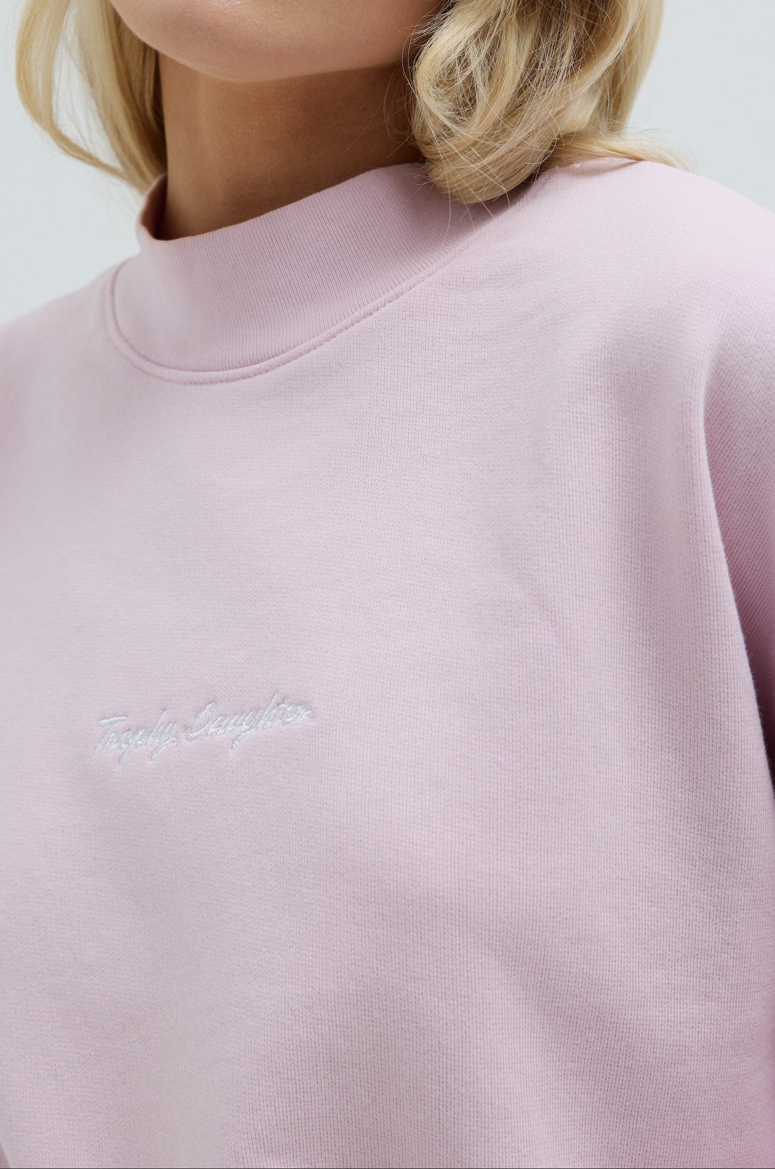 Carrie Signature Mock Neck - Spoil me Pink