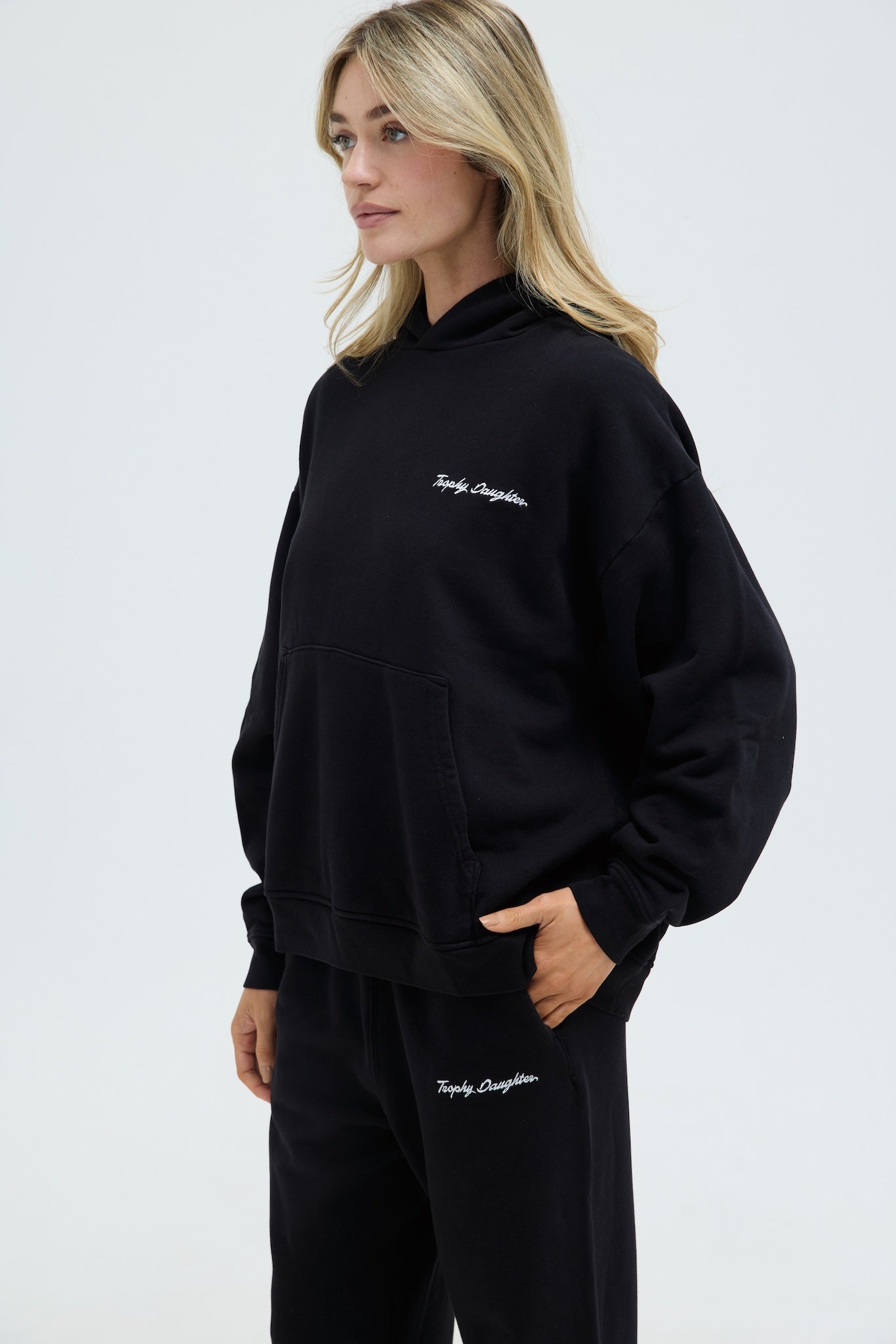 Alexandra Signature Hoodie - Private Jet Black
