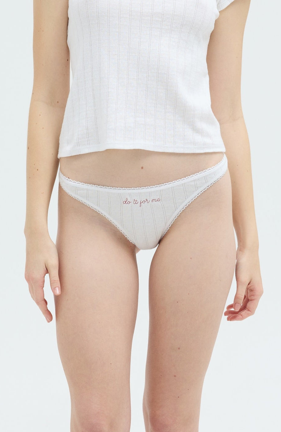 Pointelle Thong 5-Pack - Love Languages