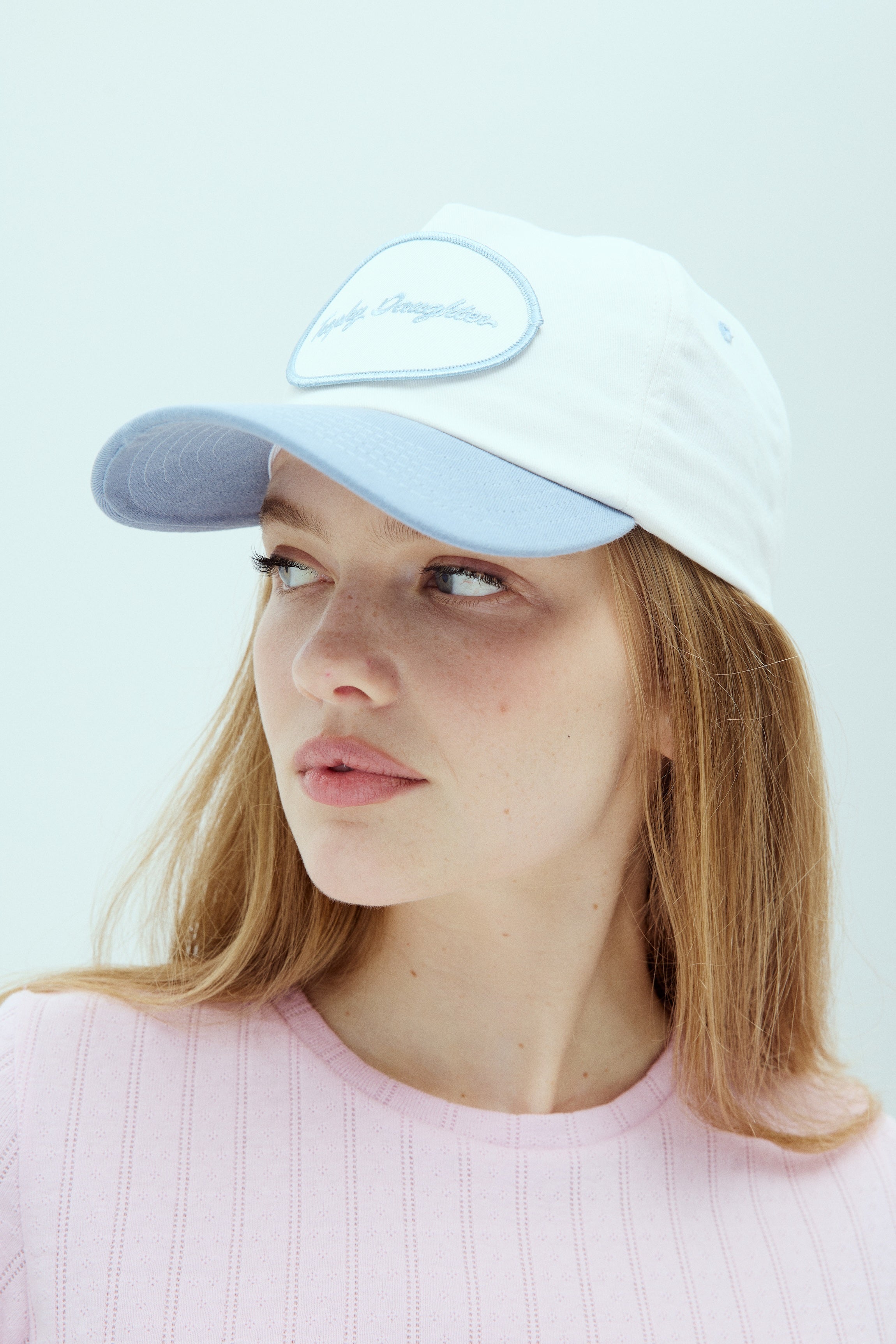 Two-Toned Trucker Hat- First Class Blue