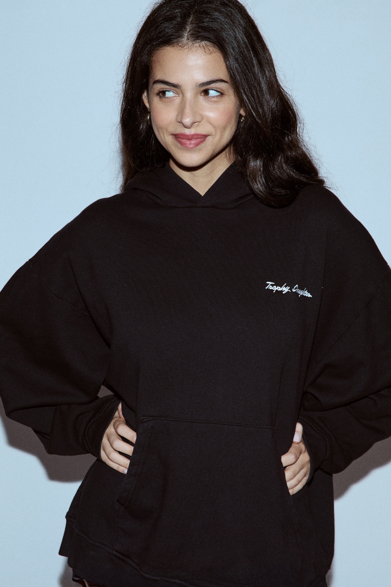 Alexandra Signature Hoodie - Private Jet Black