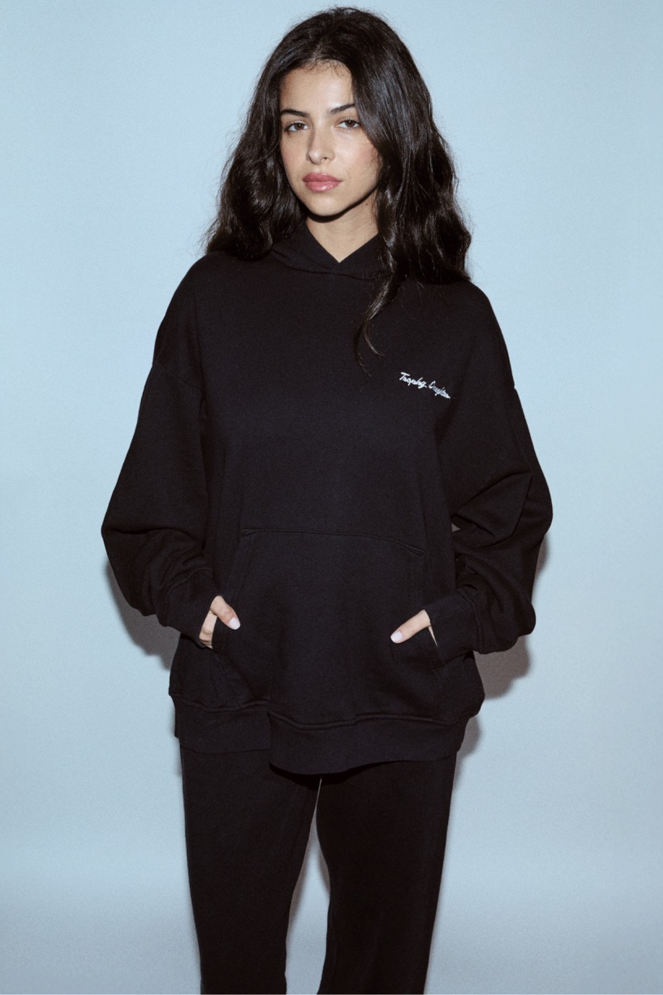 Alexandra Signature Hoodie - Private Jet Black