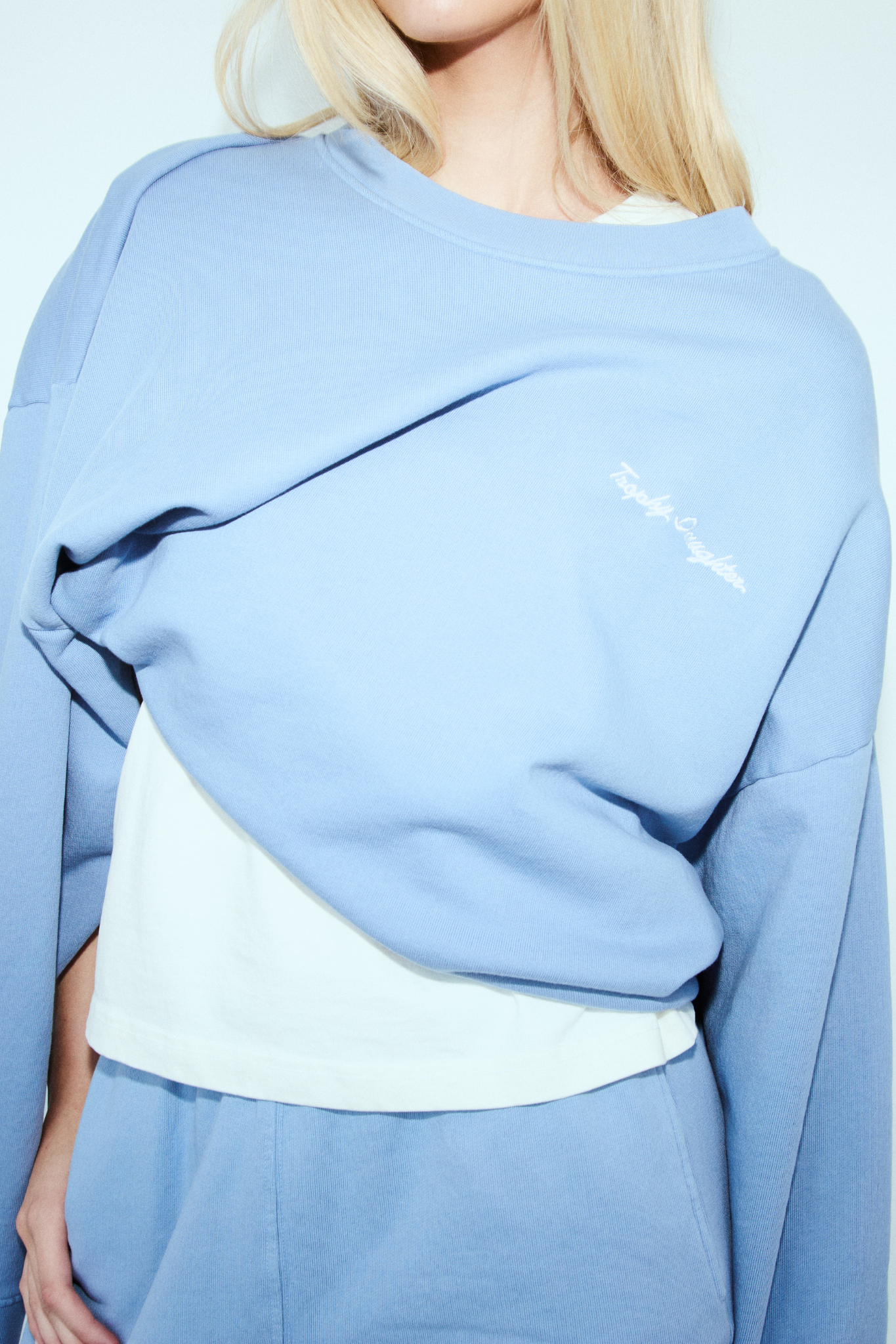 Chloe Signature Crewneck - First Class Blue