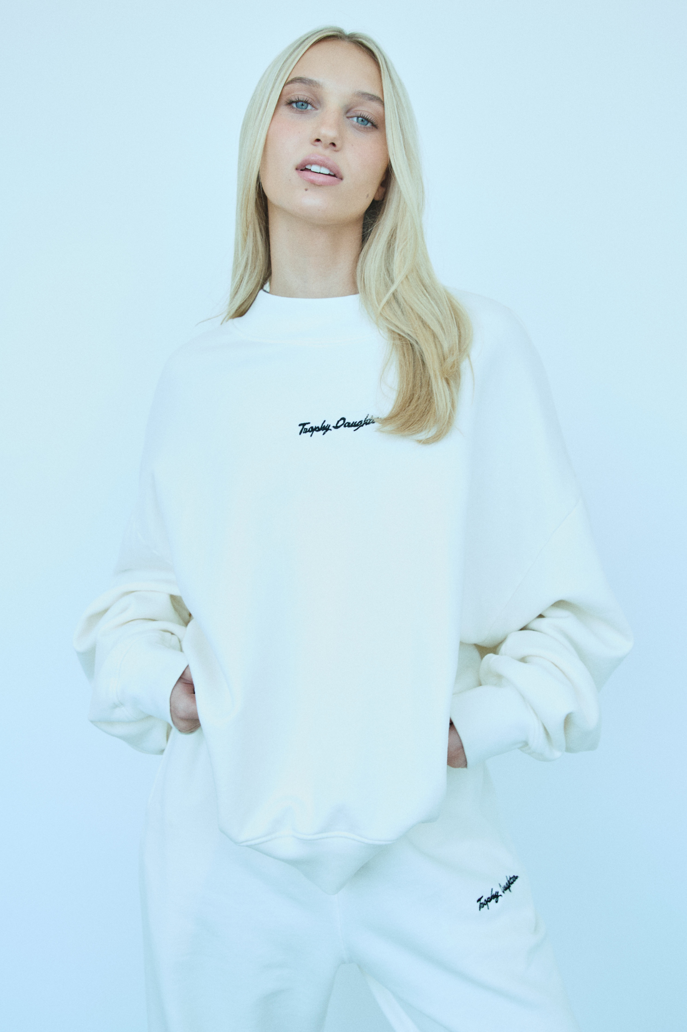 Carrie Signature Mock Neck - Old Money Cream