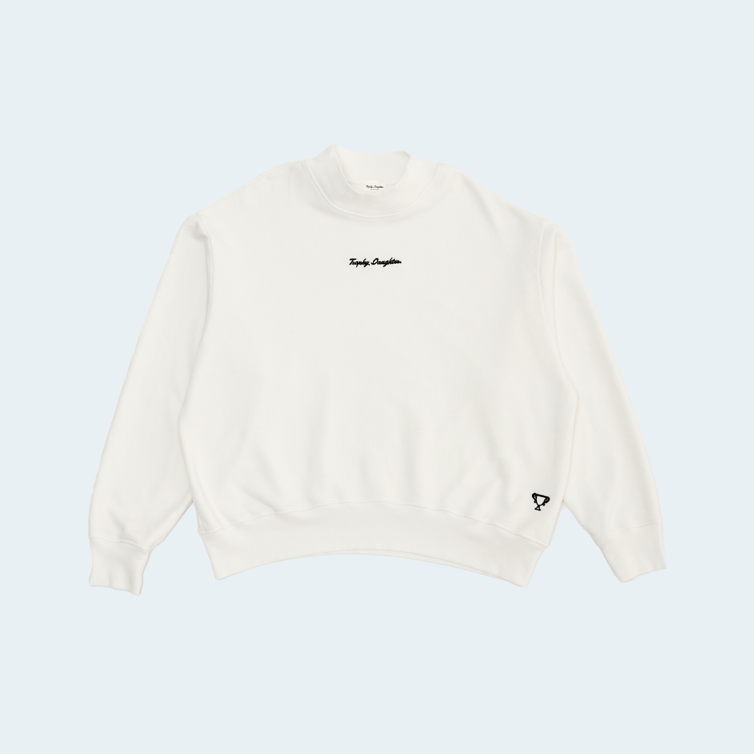 Carrie Signature Mock Neck - First Class Blue