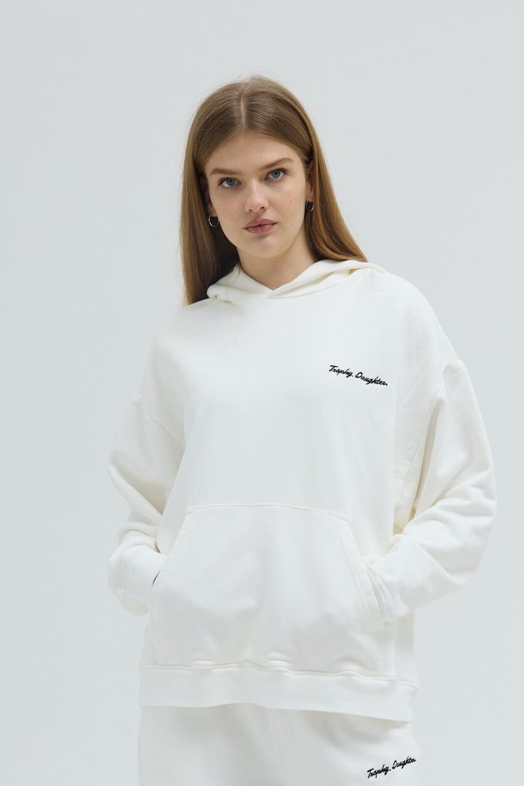 Alexandra Signature Hoodie - Old Money Cream